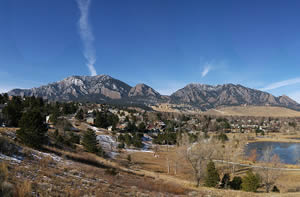 Boulder Pano from Fairview